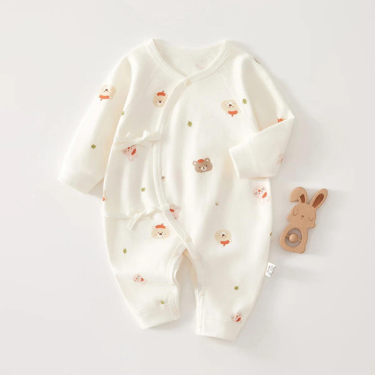 AYNIGIELL High-Quality Newborn Baby Jumpsuit Four Season Cute Children's Jumpsuit 0-6M Cute Baby Girl Male Baby Clothing