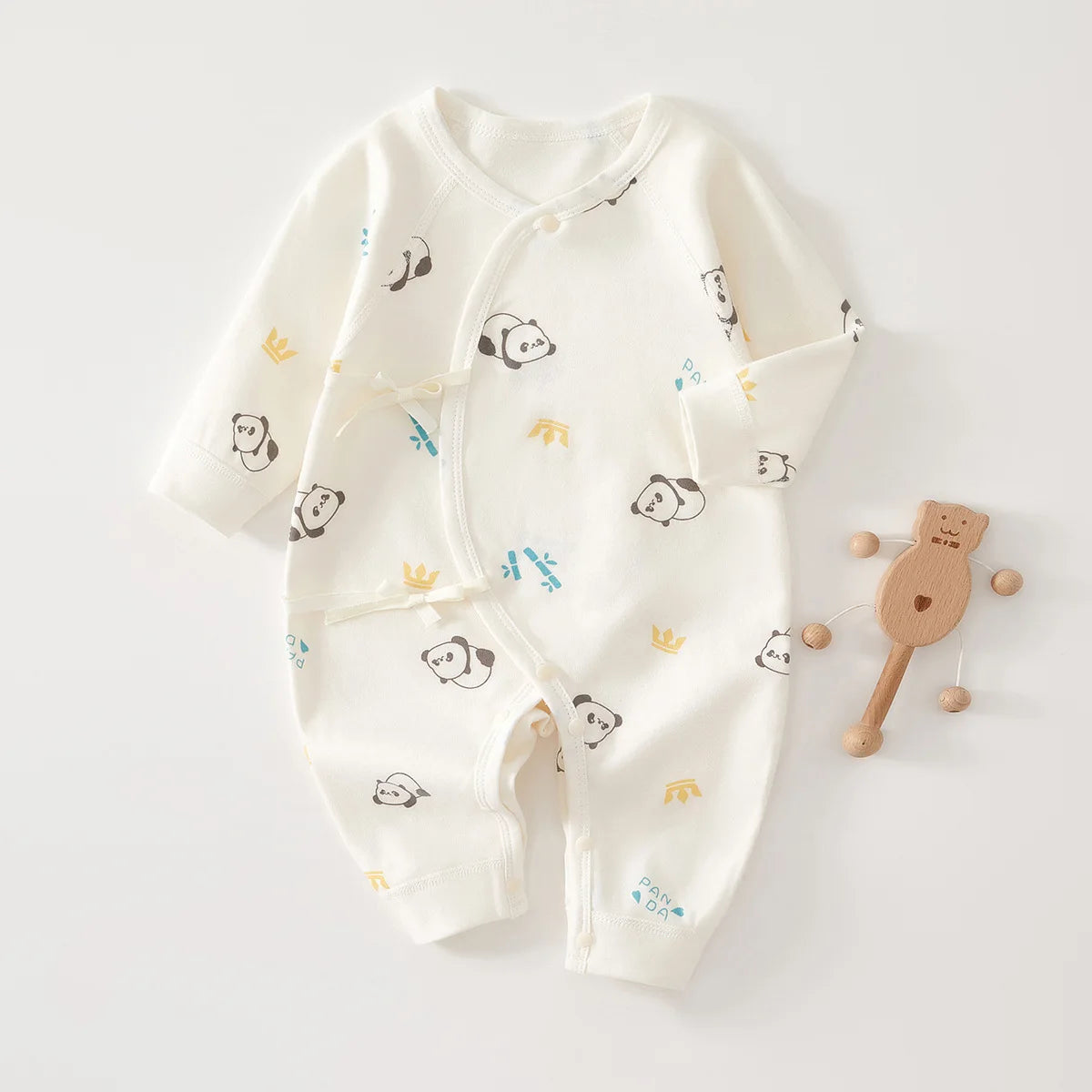 AYNIGIELL High-Quality Newborn Baby Jumpsuit Four Season Cute Children's Jumpsuit 0-6M Cute Baby Girl Male Baby Clothing